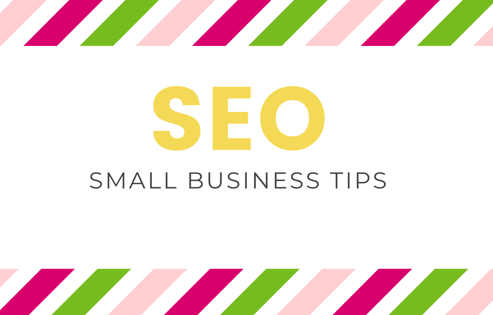 SEO small business tips