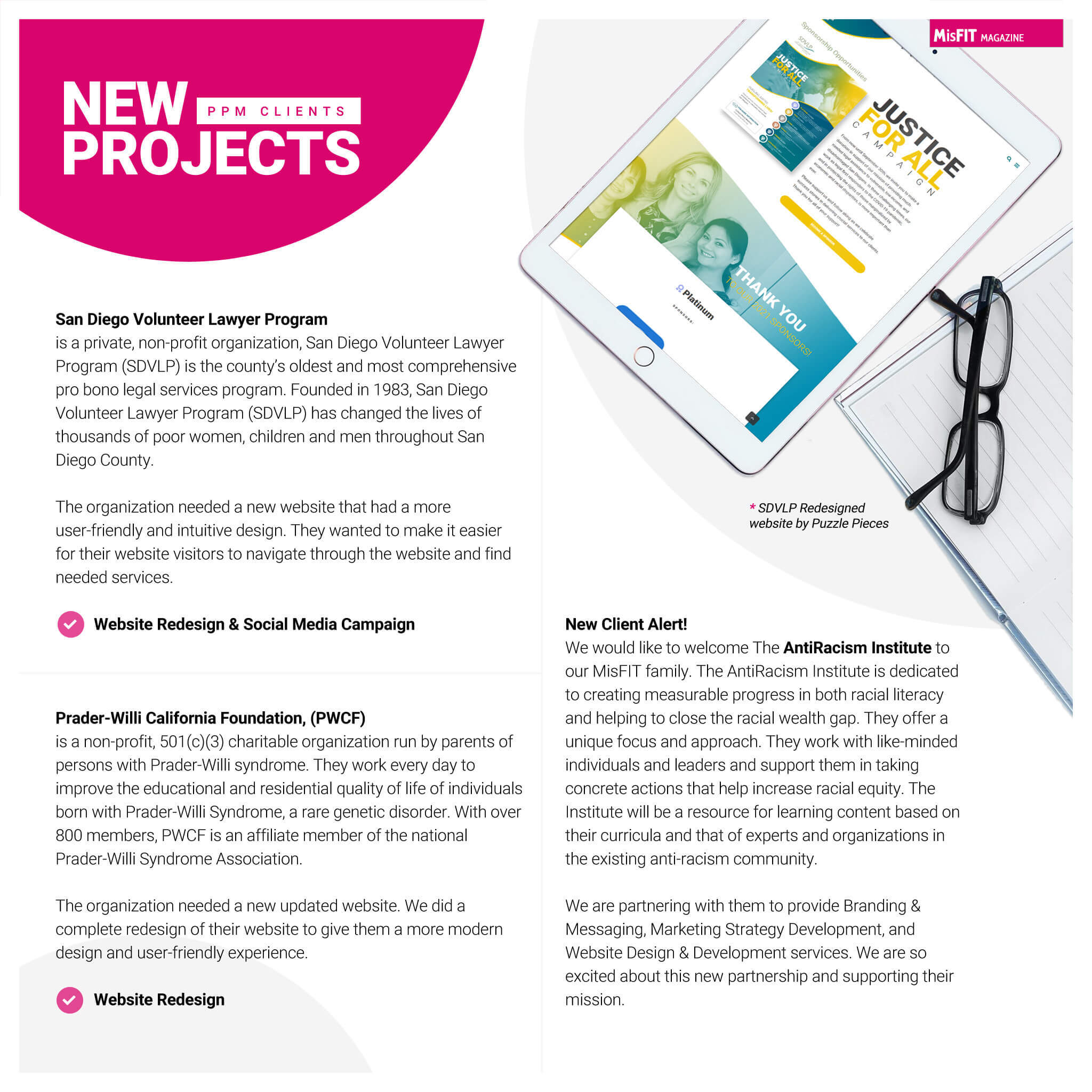 MisFit Magazine New Clients Sept 2021