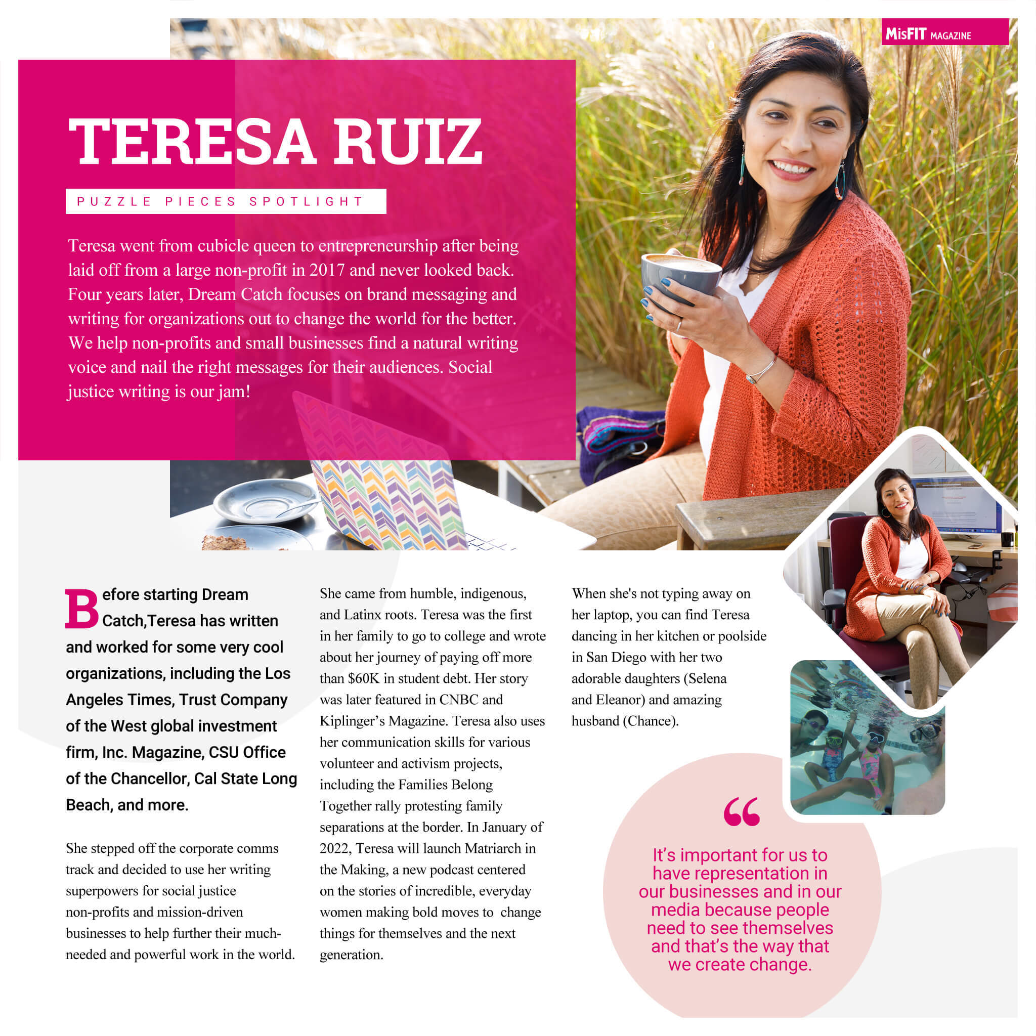 MisFit Magazine Teresa Ruiz Sept 2021