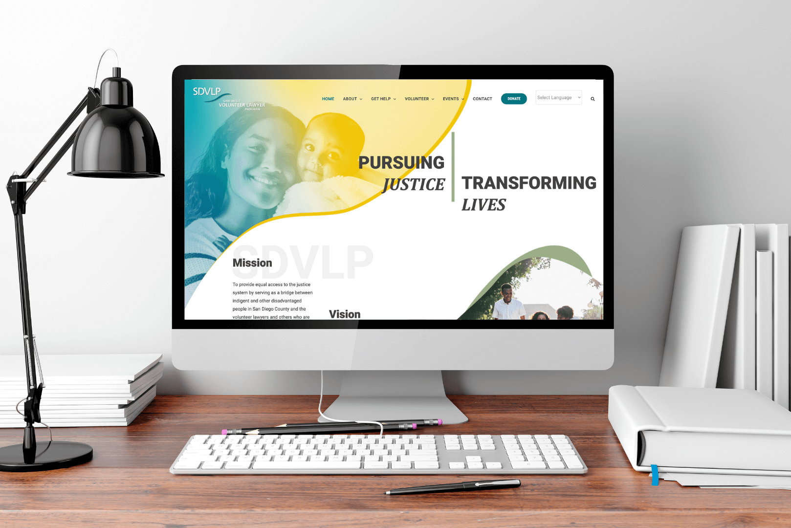 SDVLP new Website design designed by Puzzle Pieces Marketing