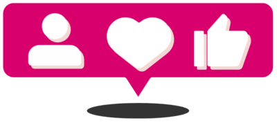 Social Media likes and shares