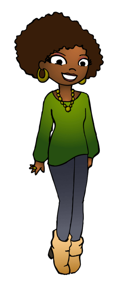 Angel Mason Broadus Cartoon