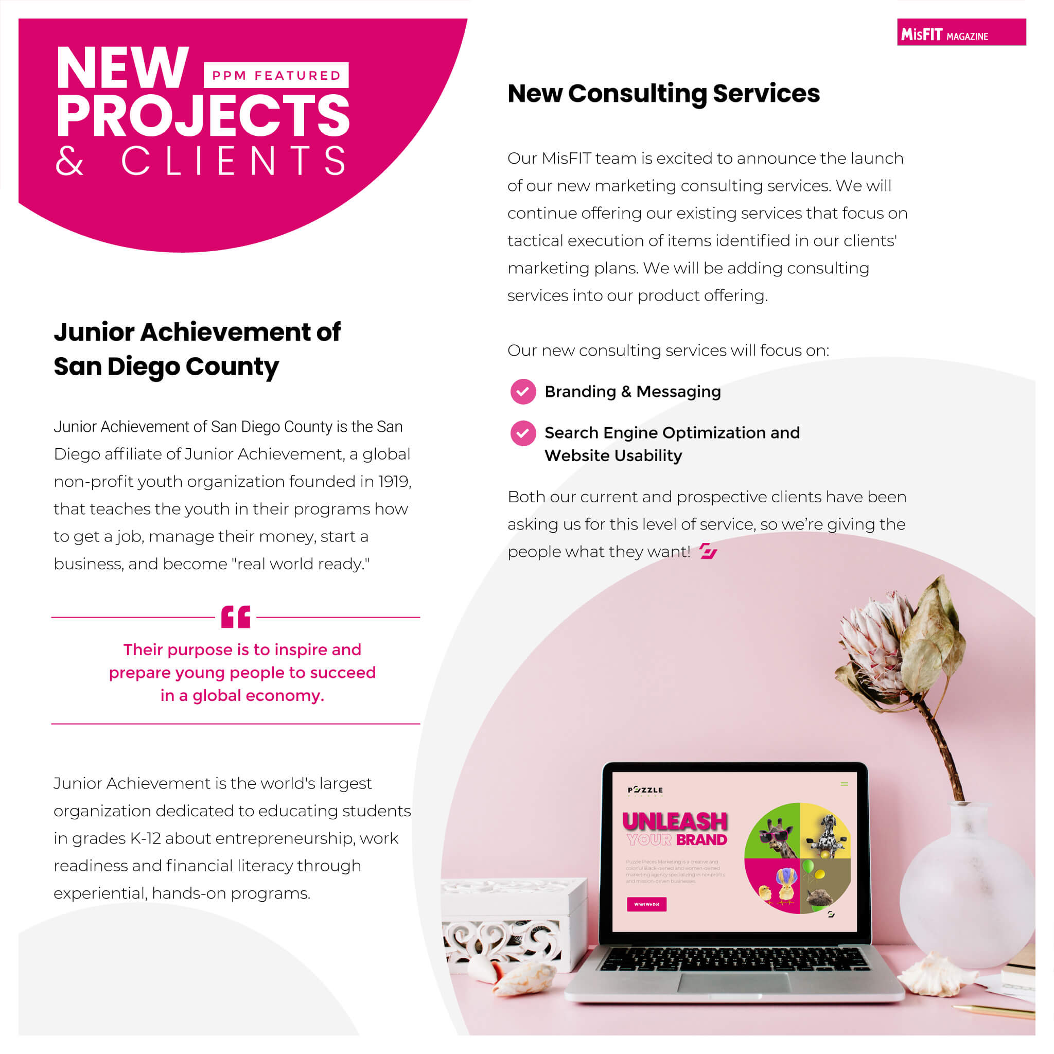 MisFIT Magazine February 2022 New Projects