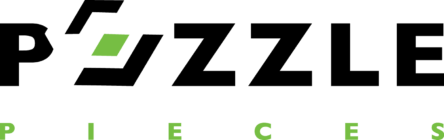 Puzzle Pieces Marketing logo with the name of the San Diego company in black and green lettering.
