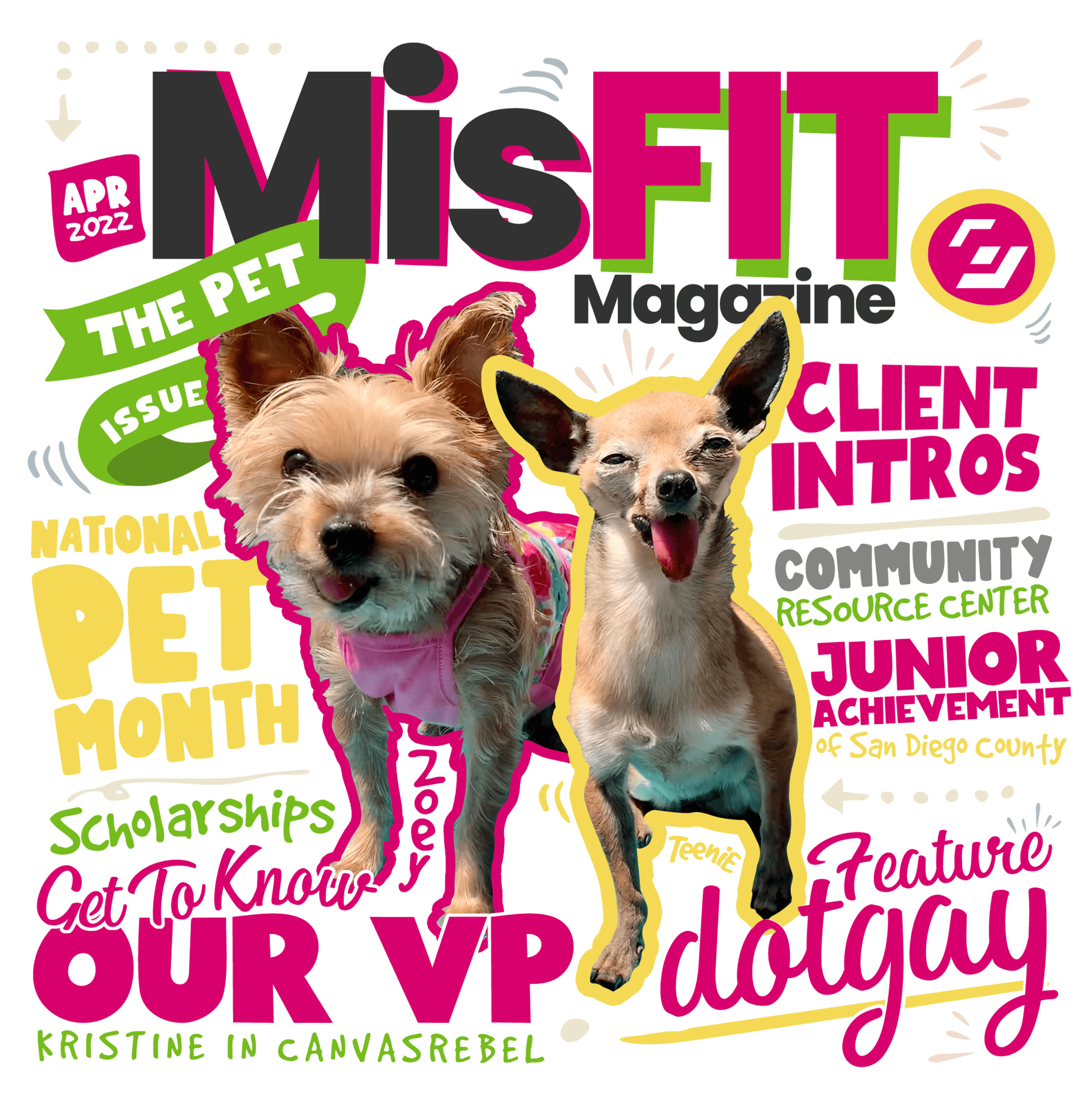 MisFIT Magazine April 2022 Cover