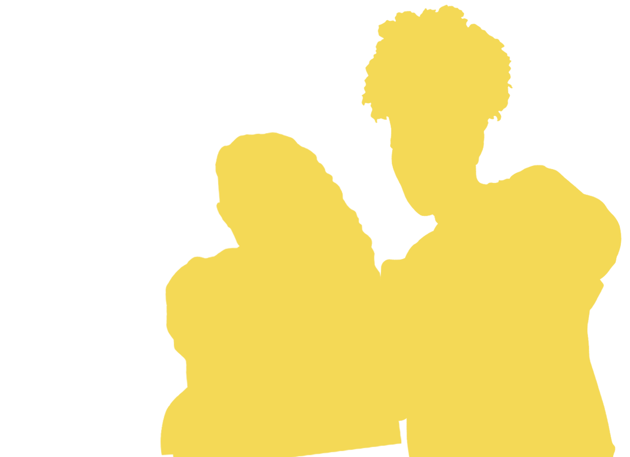 Angel and Kristine shattering glass yellow shadow