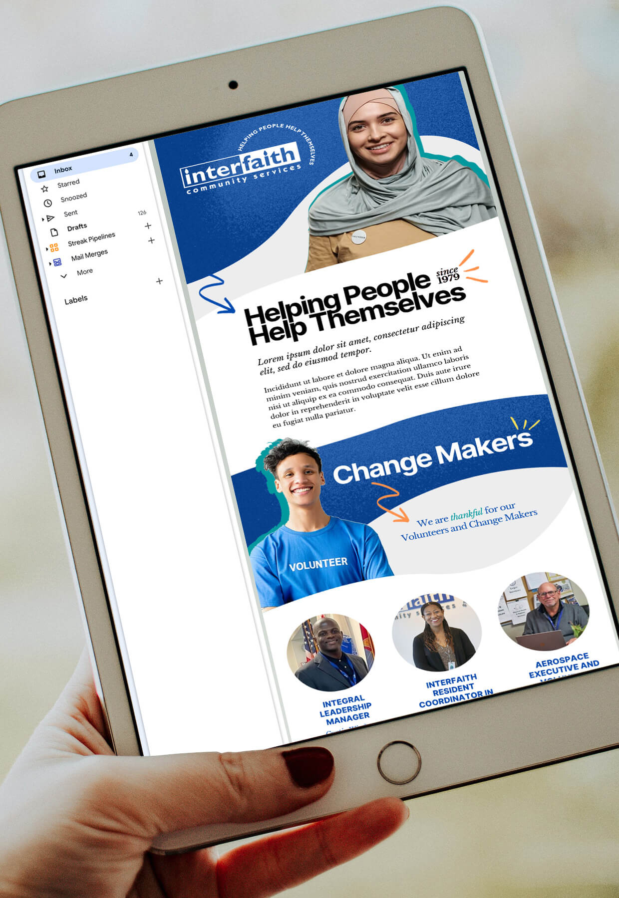 Interfaith Community Services Email Template 1