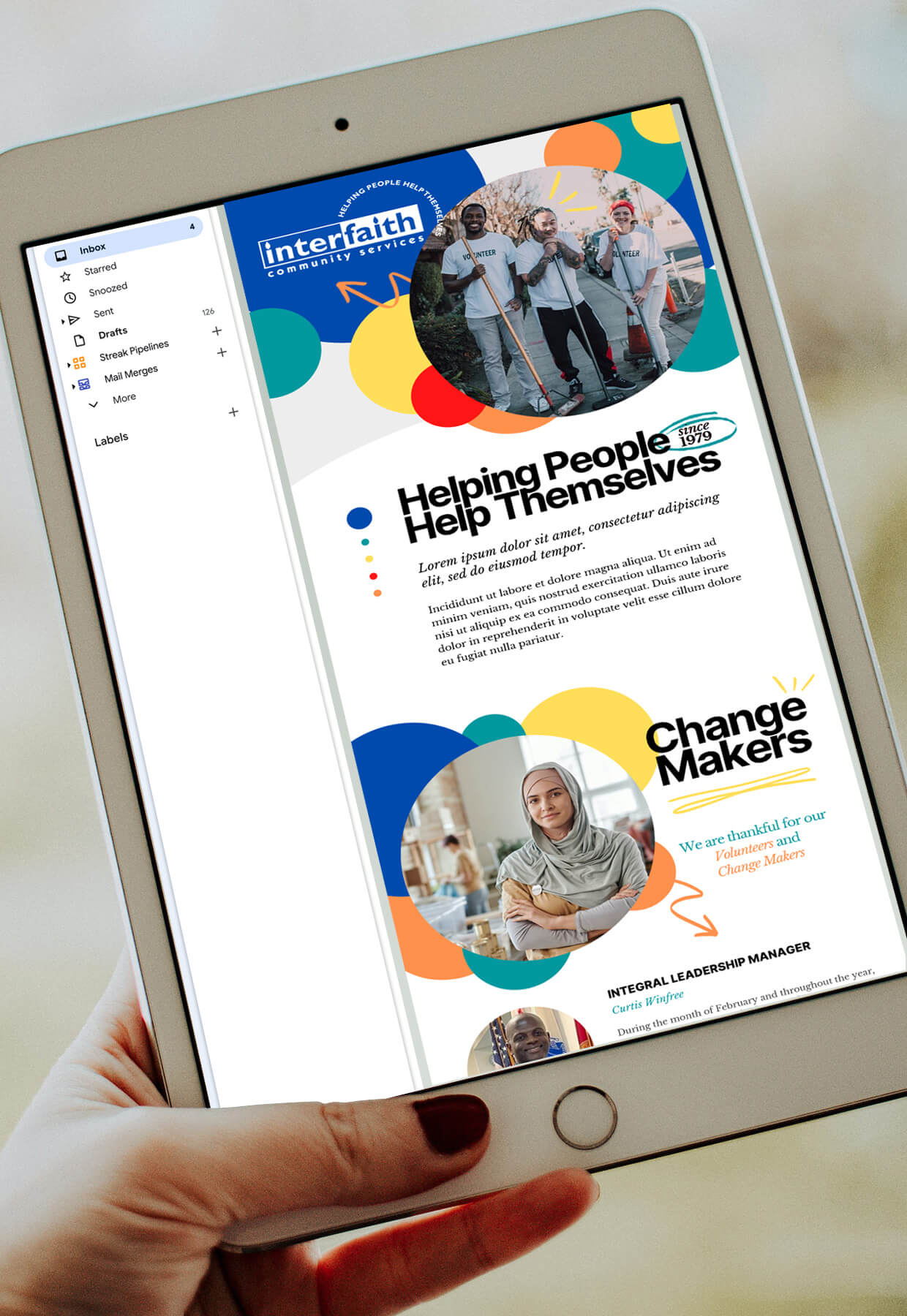 Interfaith Community Services Email Template 2