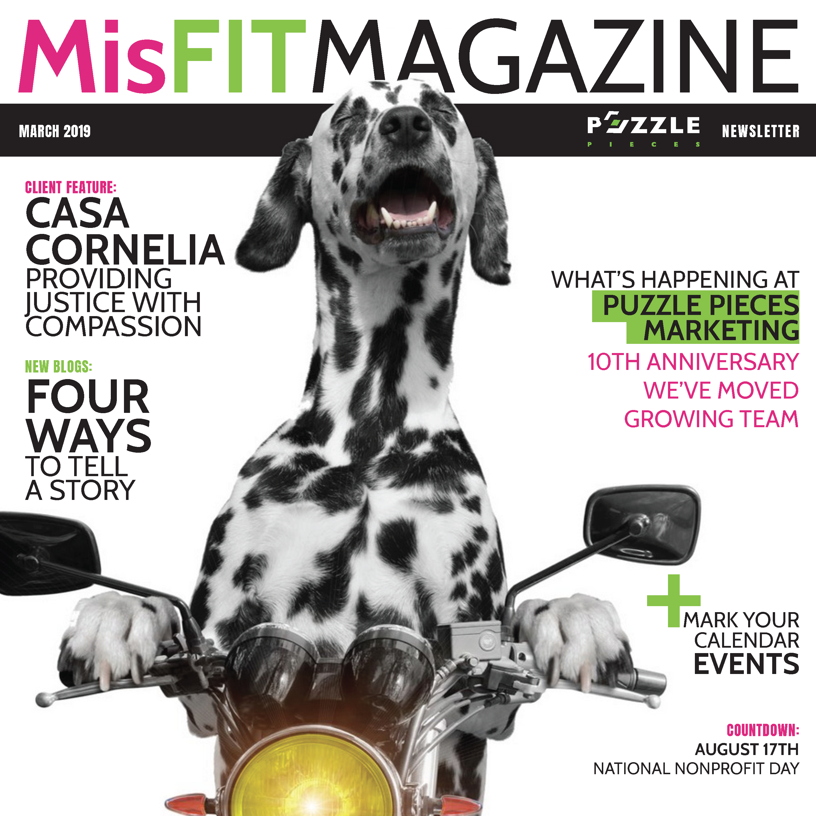 Puzzle Pieces Marketing 1st magazine