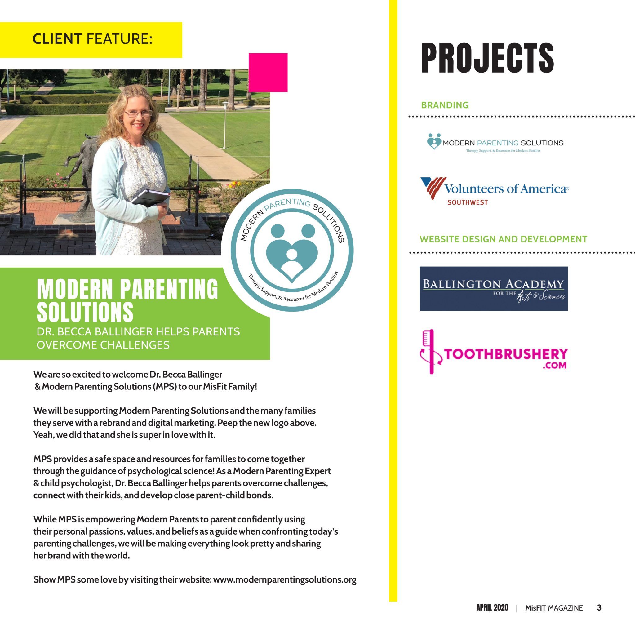 Puzzle Pieces Marketing magazine feature of MPS