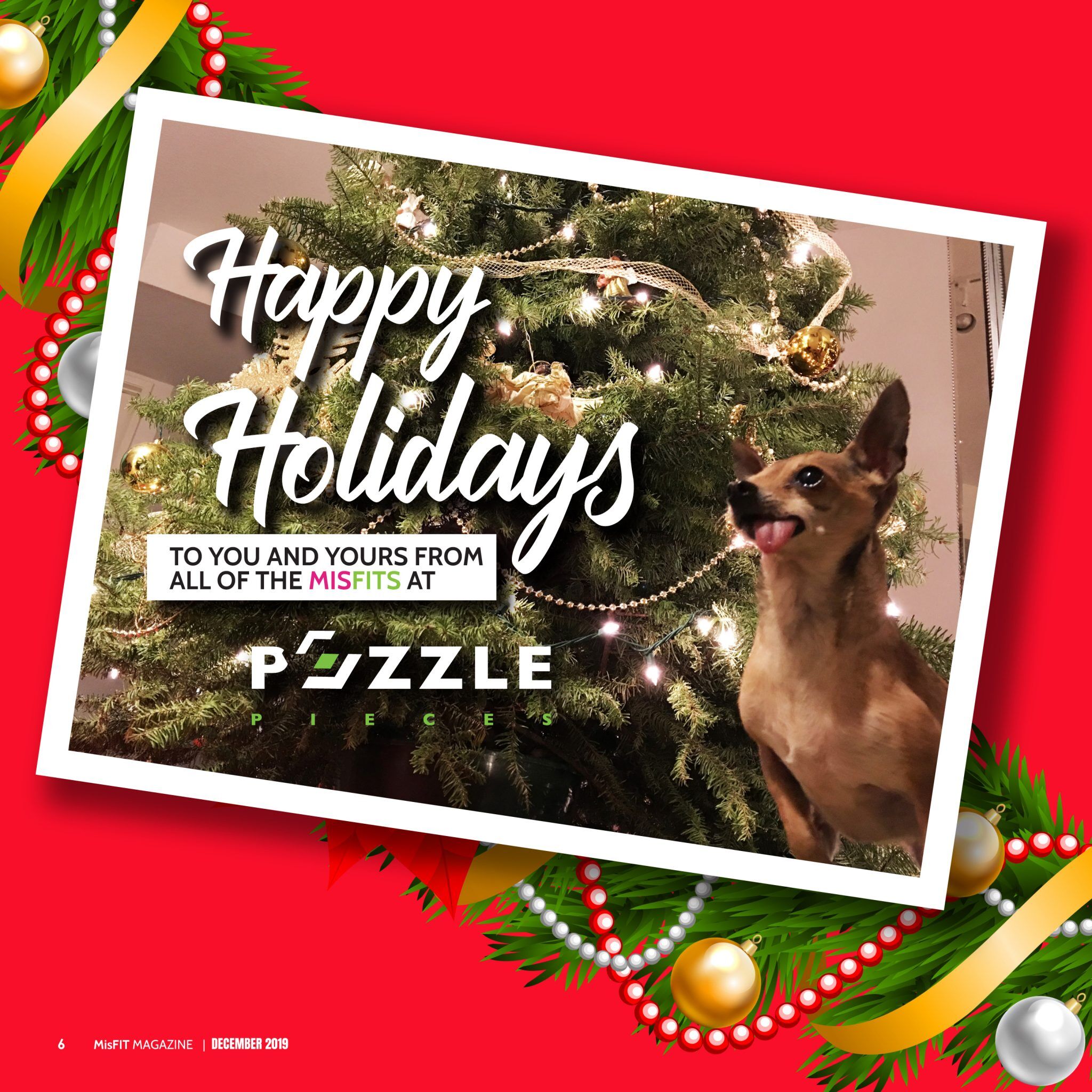 Puzzle Pieces Marketing holidays magazine cover